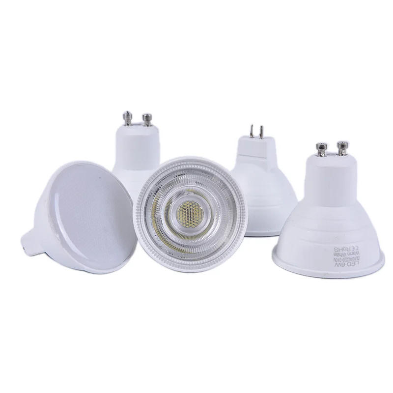 Description Picture 3 of item1PC 220V White Lamp Down Light Dimmable GU10 COB LED Spotlight 6W MR16 Bulbs Light