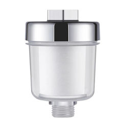 Filtered Shower Head Shower Filter Transparent Universal Connection Switch Bathroom Filtration System 3.5x2.4in for Home Kitchen