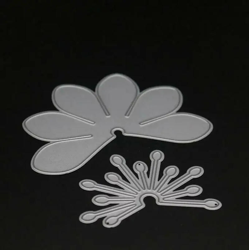 Description Picture 3 of itemPetal Flower Plumeria Rubra metal cutting die mould scrapbook decoration embossed photo album decoration card making