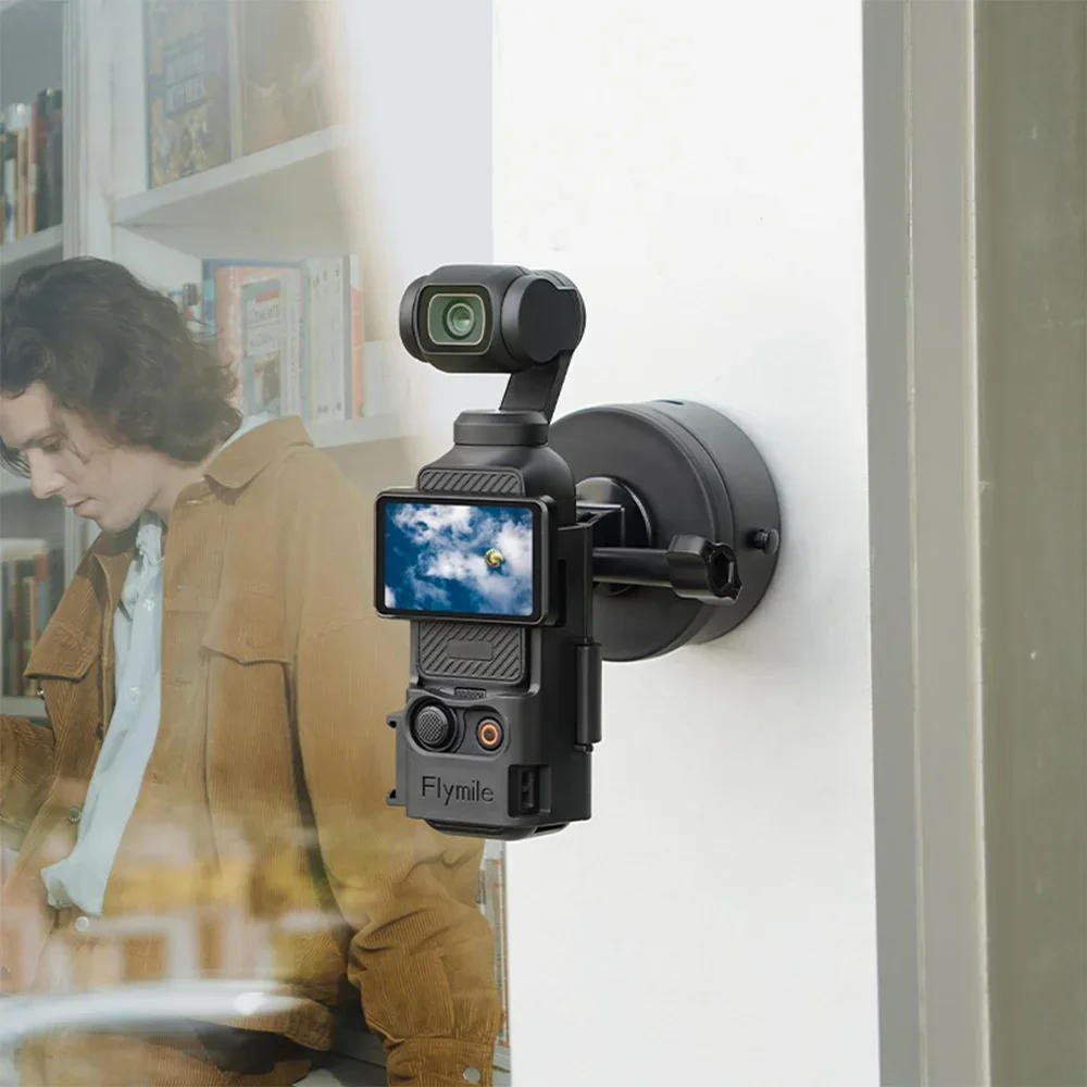 Description Picture 4 of itemFlymile Magnetic Car Suction Cup Stand For DJI Pocket 3 Gimbal Camera Mobilephone Magsafe Navigation Live Stream Shooting  Mount