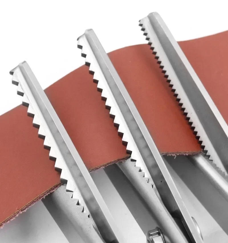 Description Picture 4 of itemStainless Steel Pinking Scissors Triangle Teeth Lace Cloth Crafts Dressmaking Zig Zag Cut Tailor's Scissors Sewing Shears