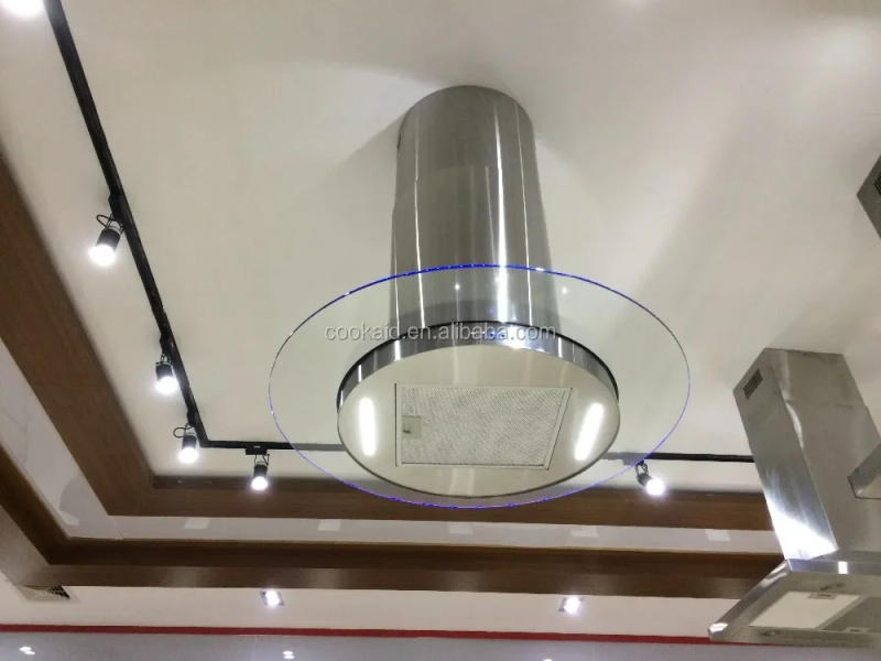 Description Picture 3 of itemRange HoodStainless Steel Round Island Chimney Range Hood