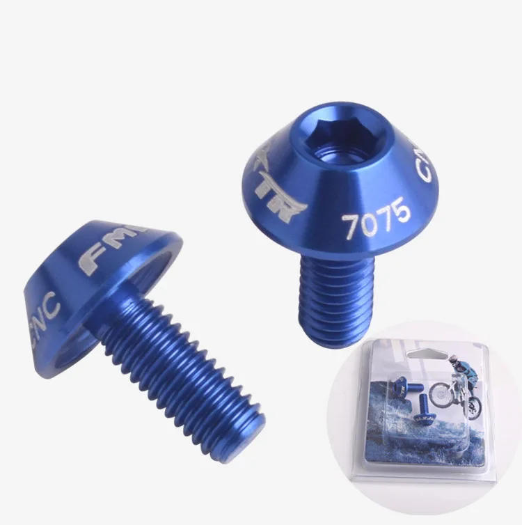 Description Picture 4 of item2pcs Bicycle Water Bottle Cage Bolts Bike Water Bottle Holder Screws Aluminum Alloy Screws MTB Road Bike Accessories Repair Tool