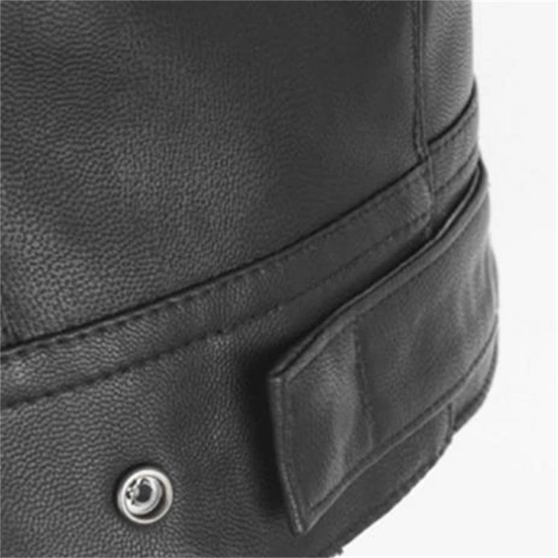 Description Picture 6 of itemMens Vest Black Biker Motorcycle Sleeveless Jackets Overcoat Hip Hop Waistcoat Faux Leather Punk Spring Sleeveless PU Gilet Fall