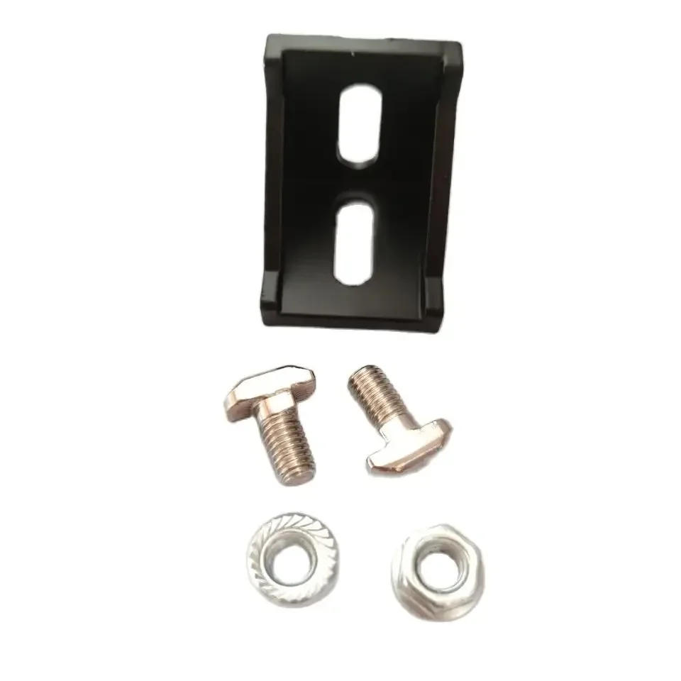 Description Picture 2 of item1set 2028 3030 4040 Aluminum Profile Connector Set for 20 30 40 Series Corner Bracket Hex Flange Nuts T Bolt Screw Sliding Nut