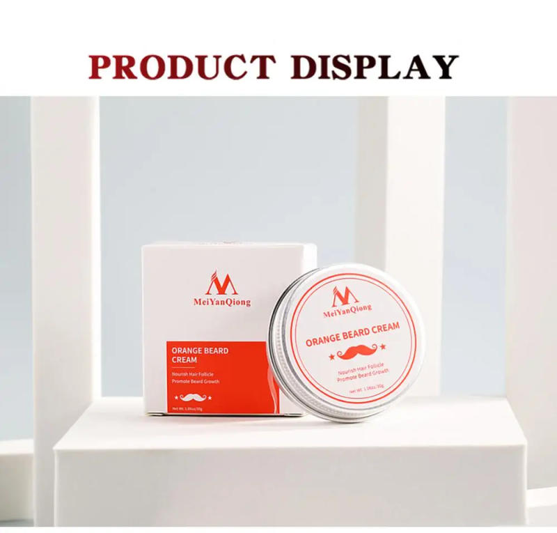 Description Picture 4 of itemMen's Plant Dense Tough Beard Care Creams Moisturizing Smooth Promote Growth Lubrication Cream Beard Shaping Cream 30g TSLM1 New