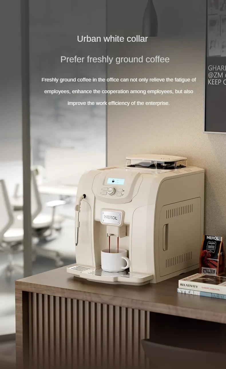 Description Picture 5 of itemAuto Coffee Machine Italian Home Grinding Integrated Office American Commercial Use Smart Coffee Machine Home Appliance