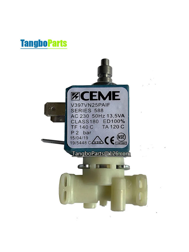Description Picture 2 of itemCoffee Maker Parts CEME SERIES 588 V397VN25PAIF AC230V 50HZ 13.5VA V397 Solenoid Valve For Steam Cleaner Coffee Machine