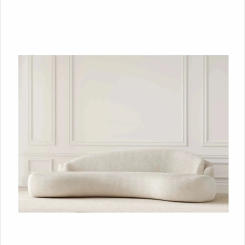 American Style Minimalist Luxury Home Furniture Living Room Fabric Sofa Left Arm Sofa 280cm