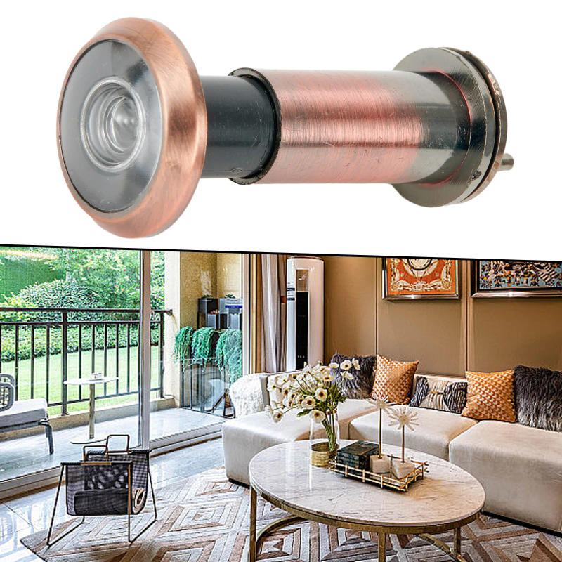 Description Picture 5 of itemPeephole Door Viewer Security Wide Angle 200 Degree 59x30mm Adjustable Furniture Glass Lens Home Hardware Durable