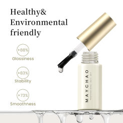 MAYCHAO 5ml No Wipe Top Base Coat Nail Gel polish Design Enhancer Varnish Semi Permanent Soak Off UV LED Nail Art Tool DIY Salon