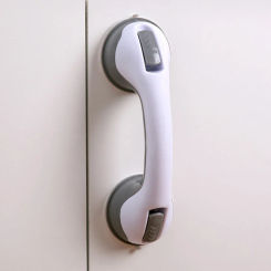 Shower Handle Grab Bars For Shower & Bathtubs For Seniors Strong Hold Suction Washable Plastic Bathtub Handles