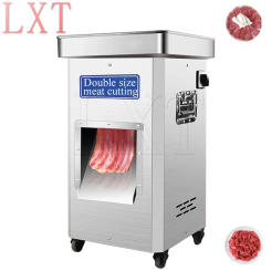 Commercial Electric Meat Slicer Stainless Steel Meat Shredder Dicing Machine Vertical Meat Cutting Machine Vegetable Cutter