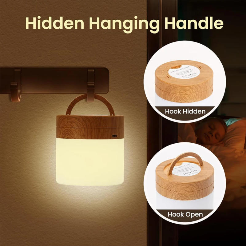 Description Picture 6 of itemNight Light with Remote Control Rechargeable Bedside Touch LED Lamp Dimmable Mini NightLights Portable Table Lamp for Bedrooms