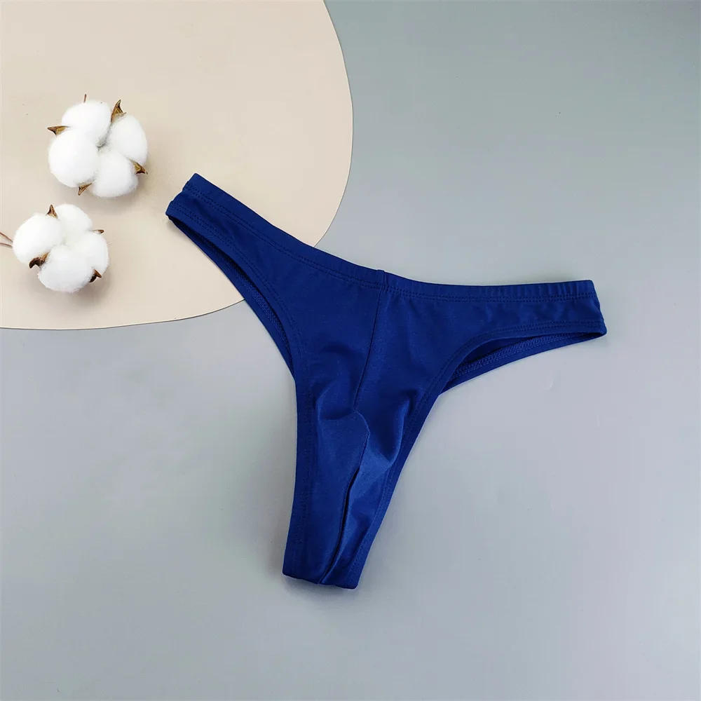 Description Picture 3 of itemSexy Thongs Underwear for Men Bikini Briefs Shorts BIG U-convex Pouch G-string Lingerie Low Waist Pink Male Underpants
