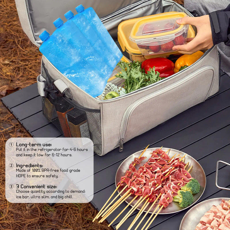 Description Picture 3 of itemAir Cooler Refrigeration Ice Box Leak-Proof Long-Lasting Frozen Box for Lunch Bags Fresh Food Home Kitchen And Bar Supplies