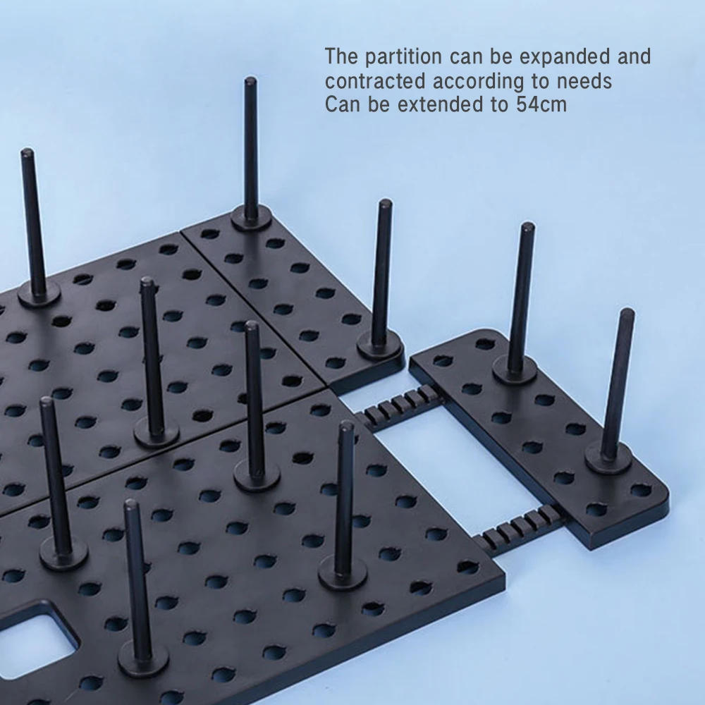 Description Picture 5 of itemTelescopic Dish Plate Drying Rack Bowl Pot Lid Storage Holder Adjustable Kitchen Organizer Drawer Separated Dish Drying Rack