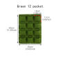 Green 12 pockets