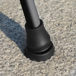 Rubber Pad Cap Non-Slip Walking Stick Crutch Cane Bottom Pads Cover Protector Climbing Hiking Trekking Pole Tip