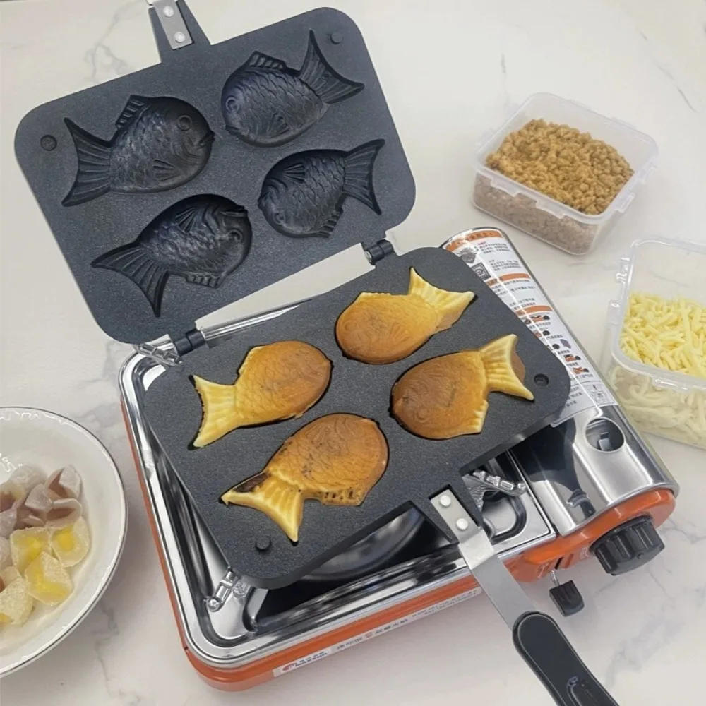 Description Picture 3 of itemTaiyaki Waffle Maker Bread Sandwich Cake pastry Baking Board Mold Making Ice Cream Dessert Baking Tools Kitchen Accessories