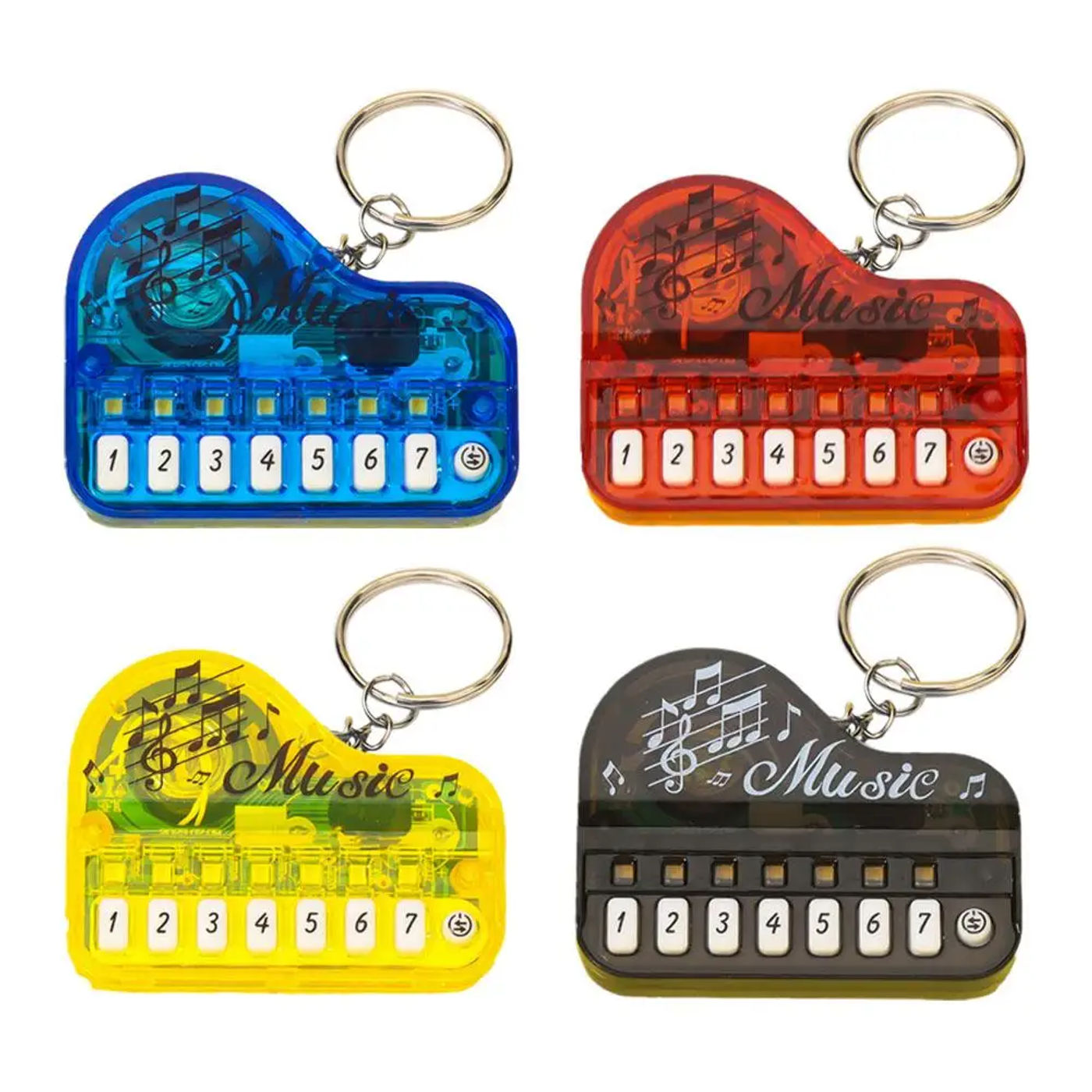 Description Picture 6 of itemMini Electronic Keyboard Keychain Portable Musical Instrument Toy Piano Keychain Mini Real Working Finger Piano Keychain