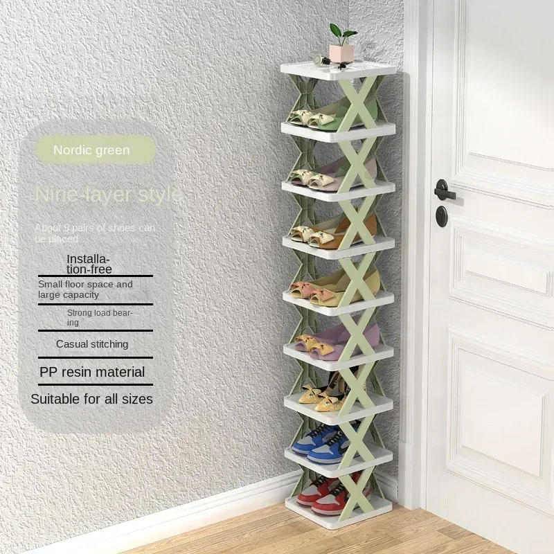 Description Picture 5 of itemNew Shoes Racks Storage Organizer Detachable Shoe Racks Saves Family Household Rack Multi Layer Simple Shoes Shelf Color Cabinet