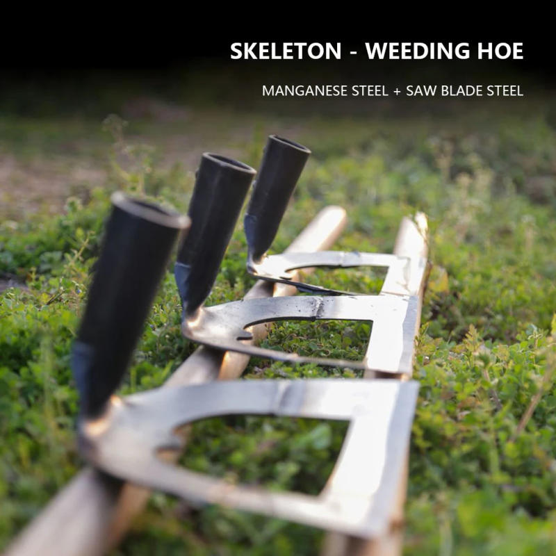 Description Picture 3 of itemWeed Hoe Garden Weeding Puller Tools Steel Hollow Hoe Yard Weeding Rake Gardening Tools for Weed Removal Manual Grass Weeder