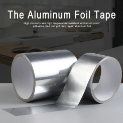 High Temperature Resistant Aluminum Foil Tape Waterproof and Oilproof Flame-retardant and Sun-proof Hand-tearable Kitchen Useful