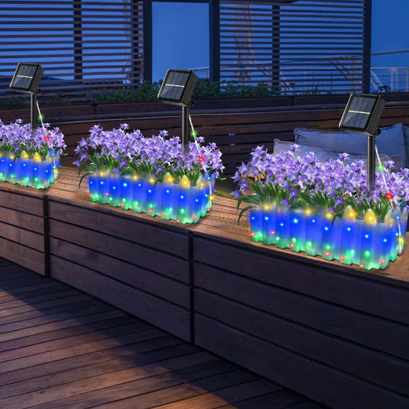 Description Picture 6 of itemLawn Landscape Edging with Solar LED Light IP65 Waterproof Grass Lawn Flowerbed Plant Borders Decorative Landscape Patch Panels