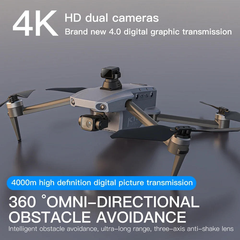 Description Picture 5 of item2024 K11 Tubro Brushless Drone With Touch Screen 3-Axis Gimbal GPS 8K Camera FPV  Obstacle Avoidance Aerial Photography Dron Toy