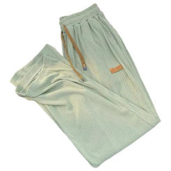 Men Pants Trendy Breathable Casual Trousers Thin Style Casual Sport Long Trousers Daily Clothing