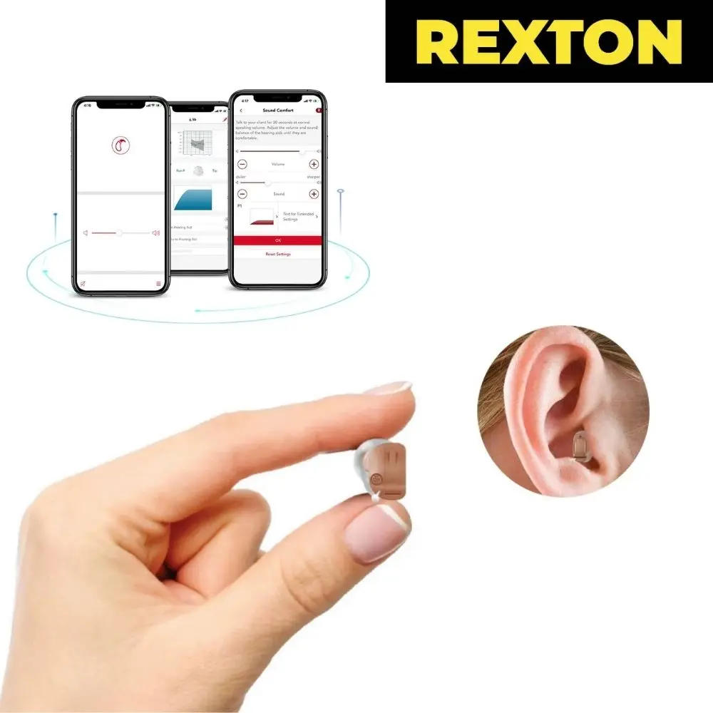Description Picture 2 of itemRexton Mini Digital Hearing aid Mobile Phone Remote Adjust Programmable Hearing Care Aid for Elde Former Siemens hearing aids