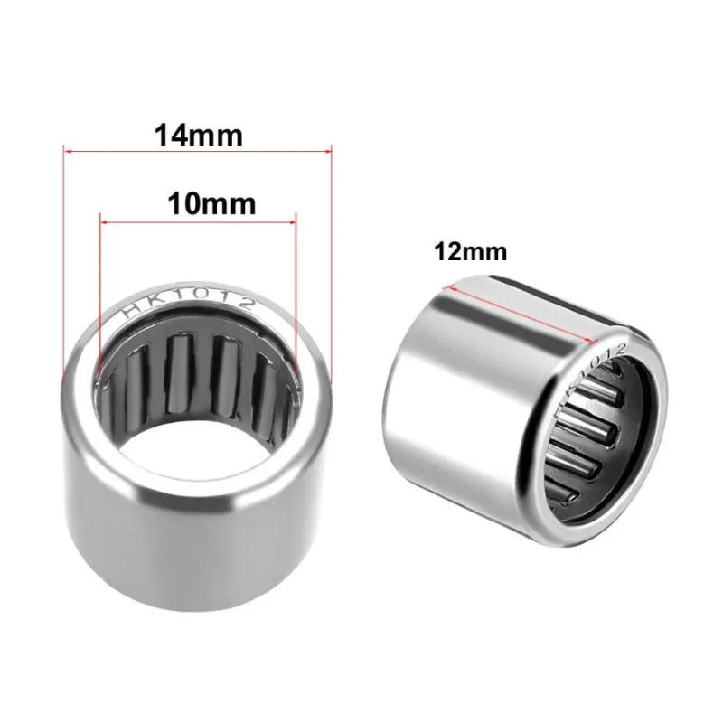 Description Picture 3 of item5Pcs 10mm Bore Dia Drawn Cup 12mm Width Bearing Steel Single Row Roller 14mm OD Needle Roller Bearing Motorcycle Gearbox