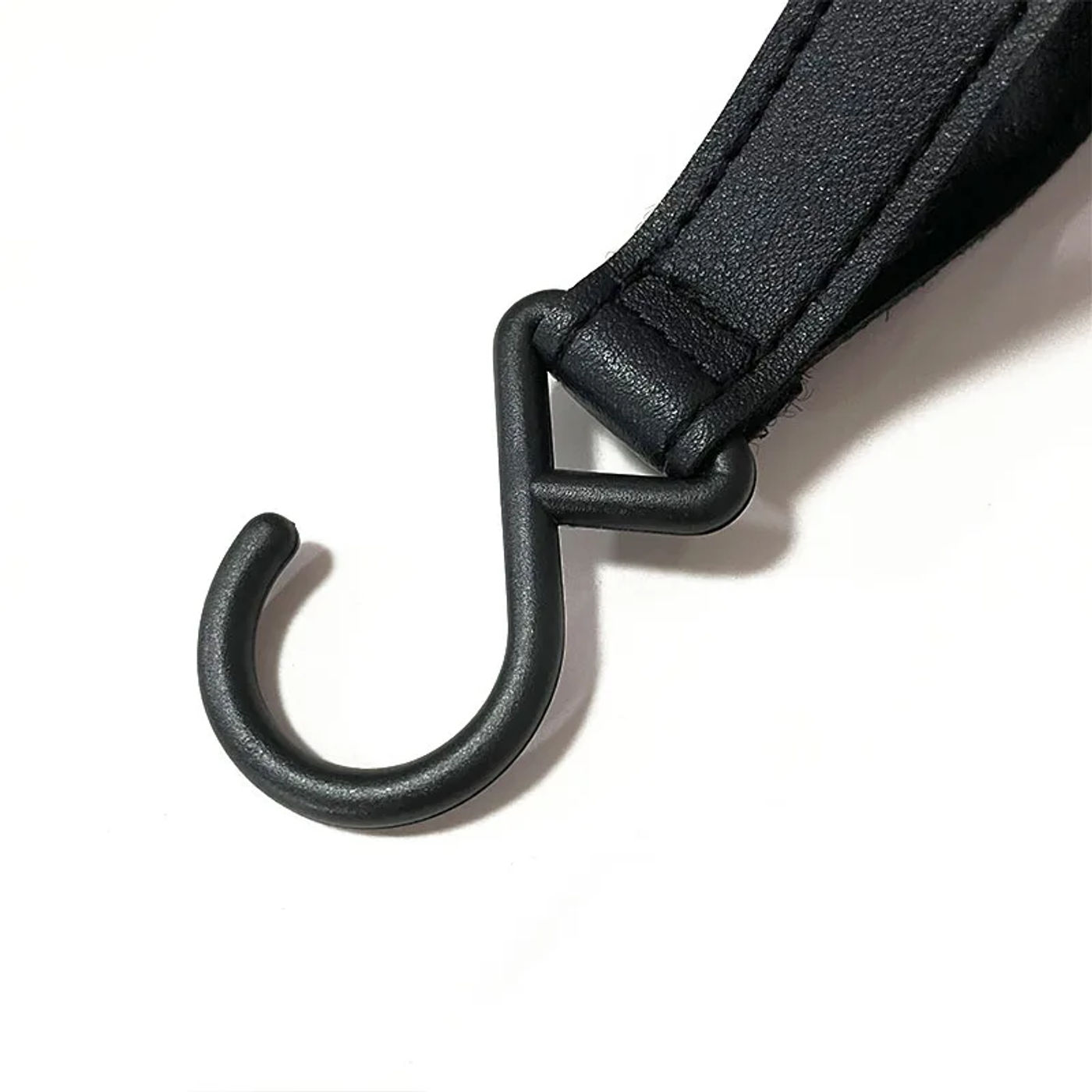 Description Picture 5 of item1/2pcs PU Leather Baby Stroller Hook Accessories Plastic Baby Car Carriage Hook Magical Stick Hook Pram Pushchair Hanger Hanging