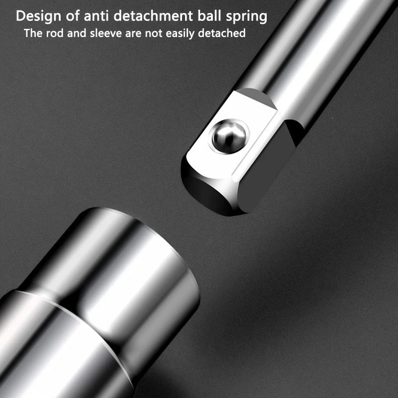 Description Picture 4 of item15.75inch/400mm Universal Extended Lug Wrench, 4 Way Tire Iron Nut Wrench Set with Storage Bag Standard Sockets