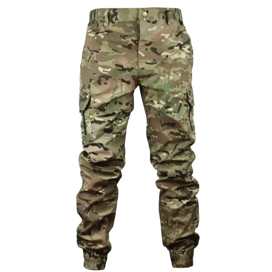 Description Picture 6 of itemBattlefield Camouflage Cargo Pants Mens Waterproof Combat Hunting Pencil Pants Multi Pocket Breathable Tear-resistance Overalls