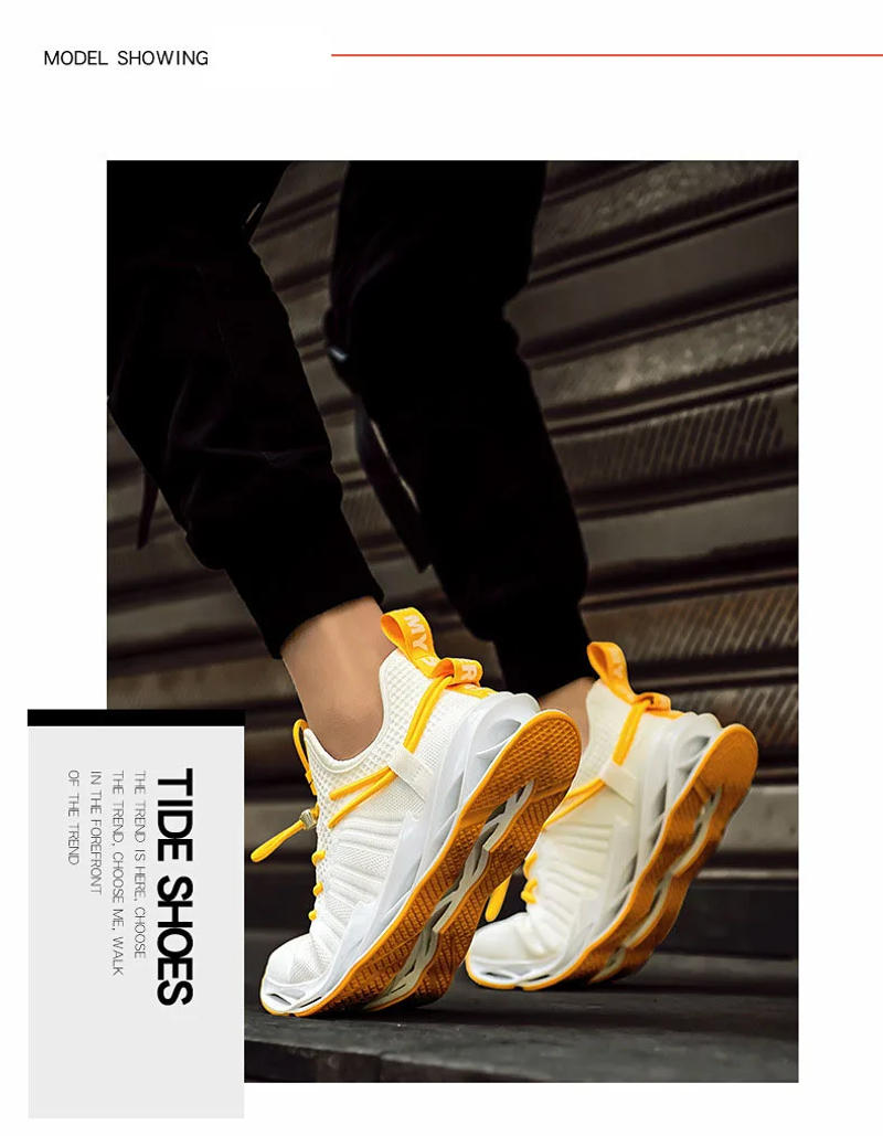 Description Picture 5 of itemOulylan Lightweight Men's Running Shoes Outdoor Breathable Men Sports Shoes Anti-slip Male Sneakers Fashion Tennis 2024