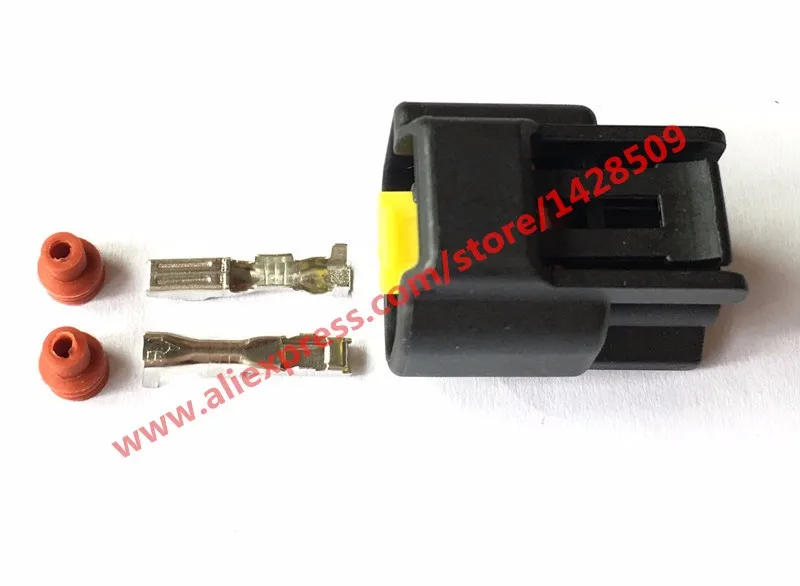 Description Picture 5 of item1 Set Furukawa FW-C-2F-B 2 Pin Ignition Coil Wire Harness Female Waterproof Auto Connector Ford Focus