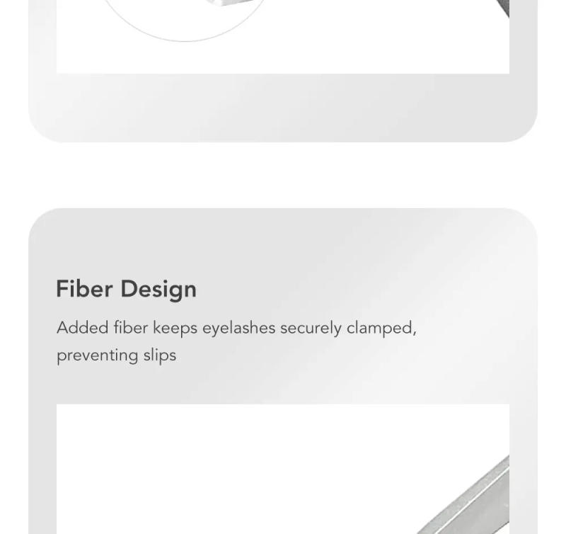 Description Picture 6 of itemDIYDAY Eyelash Extension Tweezers Stainless Steel Eyebrow Precision Tweezers Fiber Tip Volume Isolation Lashes Extension Tweezer
