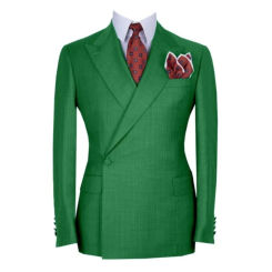 2 Pieces Set Jacket Pants New Real Photo Men Suits Slim Fit Boutique Tuxedo Business Groom Wedding Double Breasted Man Clothing