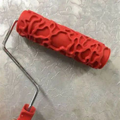 Decorative Paint Roller Pattern Embossed Texture Painting Tools for Wall Rubber Airless Pintura Machine Household Brush EG321T