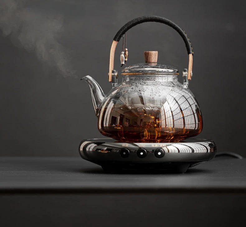 Description Picture 4 of itemSteamable Teapot Household Glass Tea Maker High Temperature Resistant Steaming and Boiling Dual-purpose Teapot