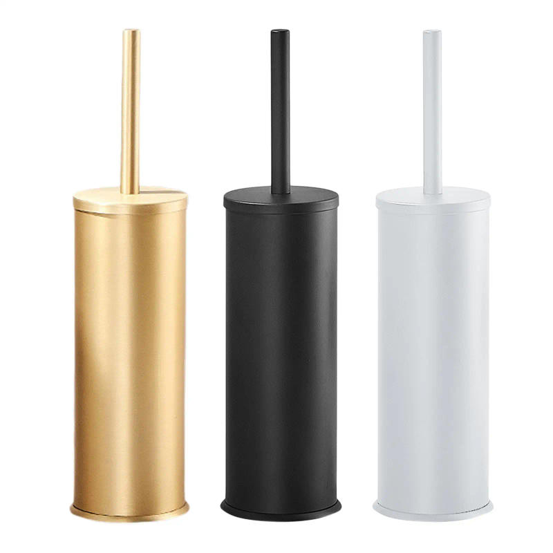 Description Picture 3 of itemToilet Bowl Brush Holder Set Steady Base Minimalist Comfortable Grip Keep Neat