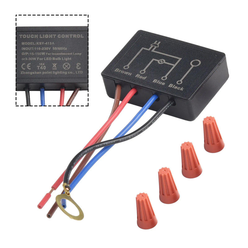 Description Picture 6 of itemControl Dimmer Touch Switch Home Hotel Office Bulb Incandescent Lamps 3-way Module Sensor Repairing Replacement