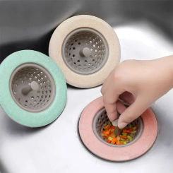 Silicone Anti-Clogging Bathroom Sink Drains Bathtub Plugs Strainers Hair Filter Bath Stopper Floor Drain Kitchen Accessories