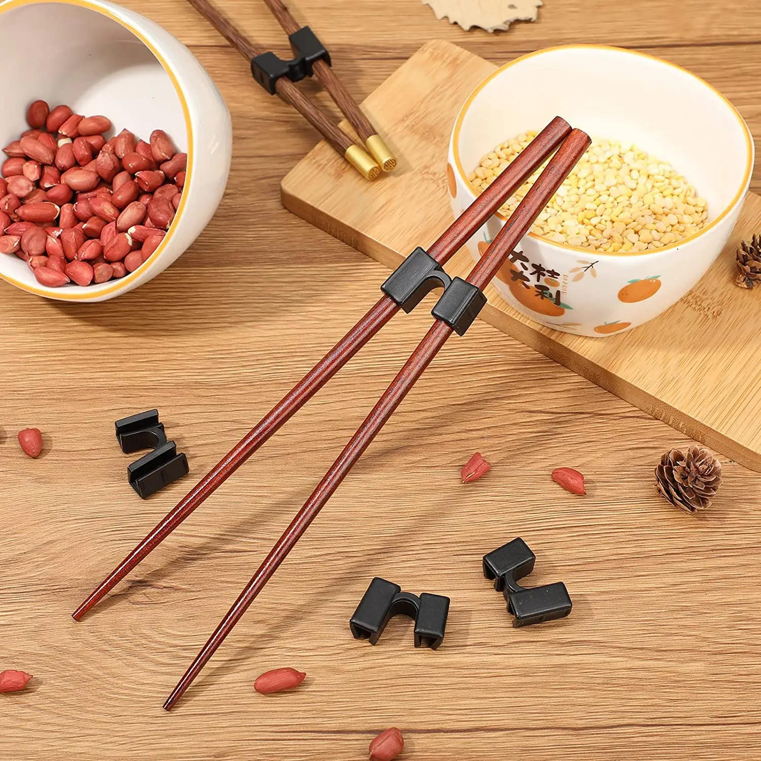 Description Picture 4 of item5/8PCS Reusable Chopstick Helpers Training Chinese Chopsticks Trainer Holder for Adouts Beginner Trainers or Learner