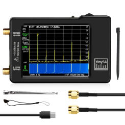 Upgraded Hand Held Tiny Spectrum Analyzers TinySA 2.8" Display 100kHz to 960MHz with ESD Proteced Version V0.3.1_E Analyzer