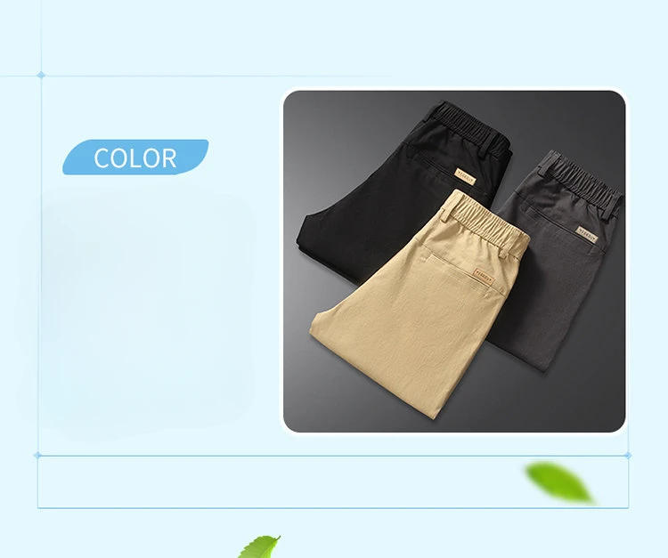 Description Picture 4 of itemPremium Dark Gray Casual Trousers, Straight Cargo Pants, Men's Cotton Loose Pants for Social and Casual Wear