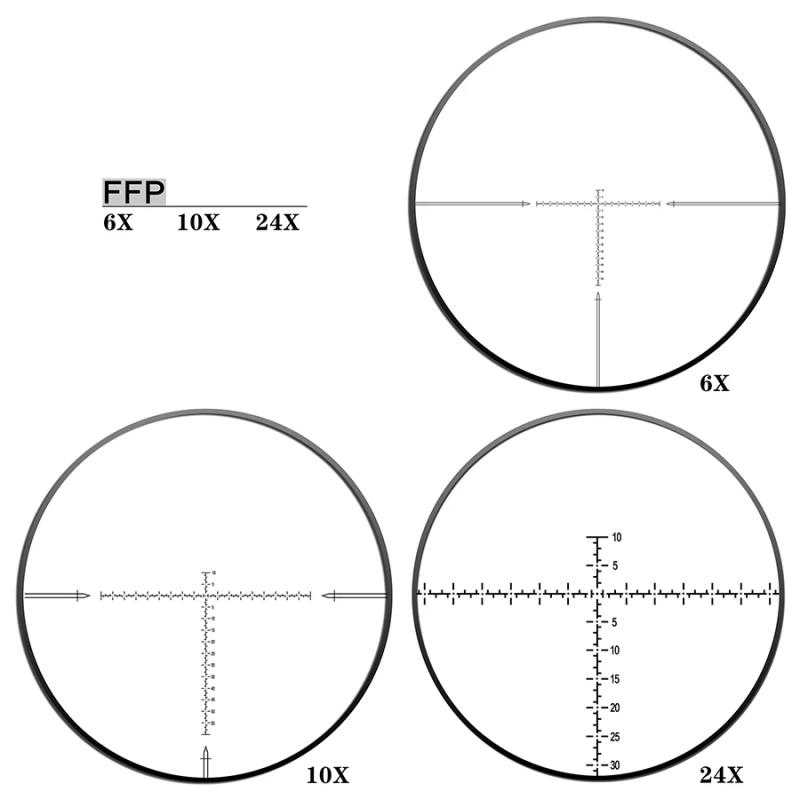Description Picture 4 of itemDiscovery HT6-24X40SF FFP Compact FFP Scope First Focal Plane Rifle Scopes Optic Riflescopes Mount Glass Etched Reticle