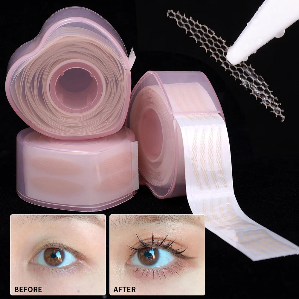 Description Picture 5 of item360/600Pcs/Box Invisible Double Eyelid Stickers Transparent Lasting Self Adhesive Mesh-Lace Eyelid Tape Sticker Eye Makeup Tools